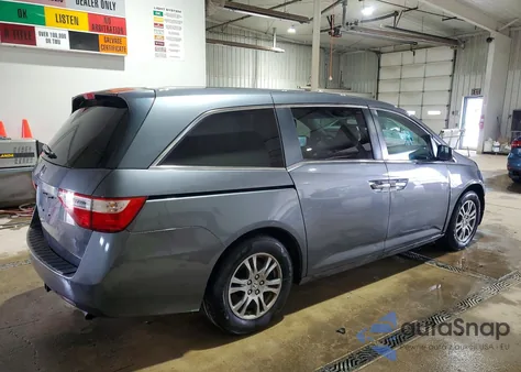 2012 Honda Odyssey Ex from USA, damaged, VIN 5FNRL5H42CB094827